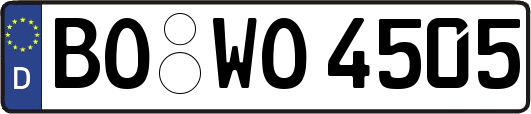 BO-WO4505