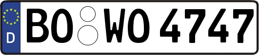 BO-WO4747