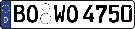 BO-WO4750