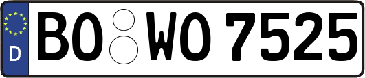 BO-WO7525