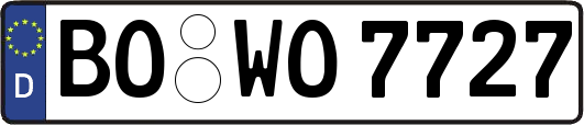 BO-WO7727