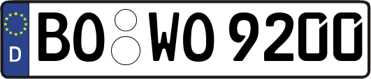 BO-WO9200