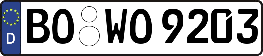 BO-WO9203
