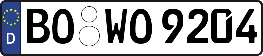 BO-WO9204