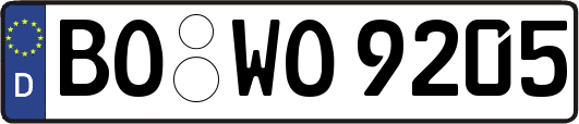BO-WO9205