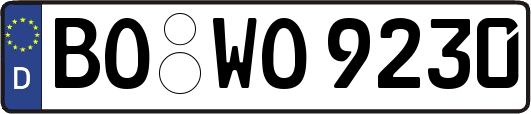 BO-WO9230