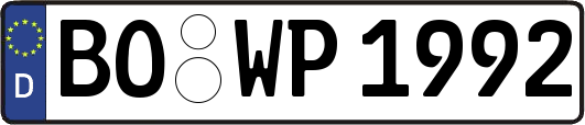 BO-WP1992