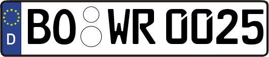 BO-WR0025