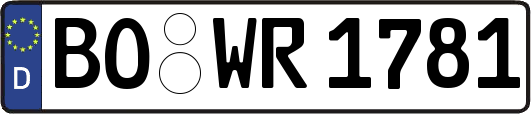 BO-WR1781