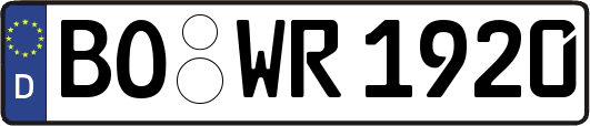 BO-WR1920