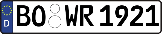 BO-WR1921