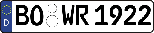 BO-WR1922
