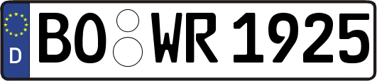 BO-WR1925