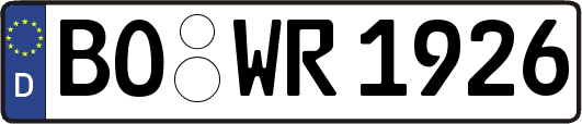 BO-WR1926