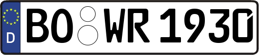 BO-WR1930