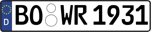 BO-WR1931