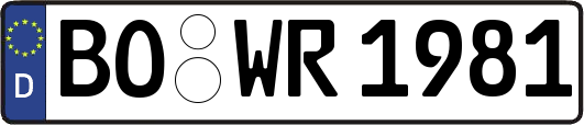 BO-WR1981