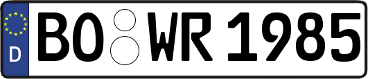 BO-WR1985
