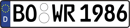 BO-WR1986