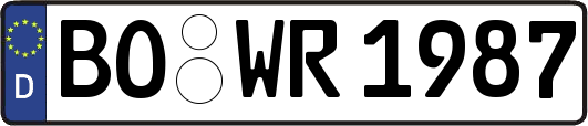 BO-WR1987