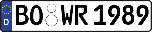 BO-WR1989