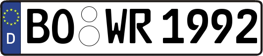 BO-WR1992