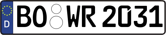 BO-WR2031