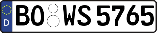 BO-WS5765