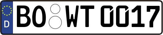 BO-WT0017