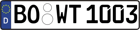BO-WT1003