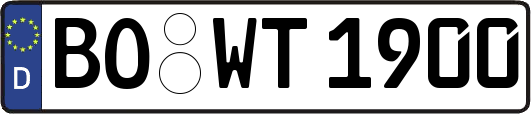 BO-WT1900