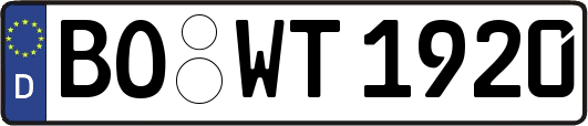 BO-WT1920