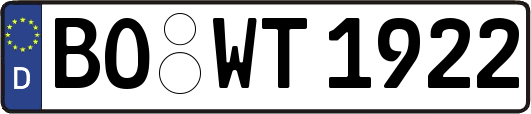 BO-WT1922