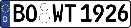 BO-WT1926
