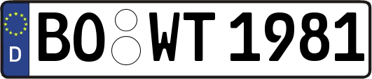 BO-WT1981