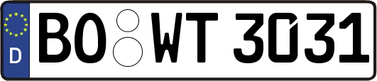 BO-WT3031