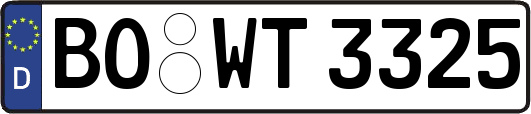 BO-WT3325