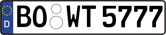 BO-WT5777