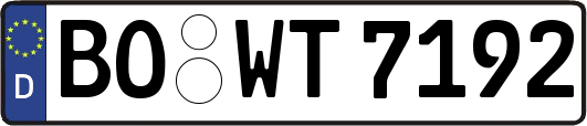 BO-WT7192