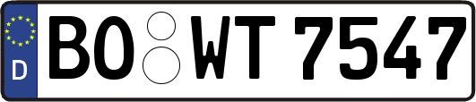 BO-WT7547