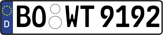 BO-WT9192