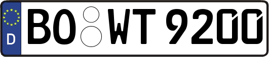 BO-WT9200