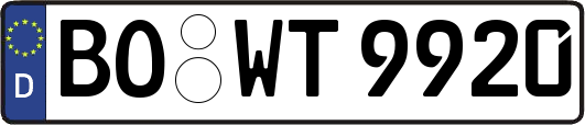 BO-WT9920
