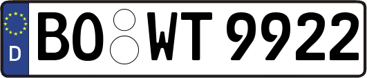 BO-WT9922