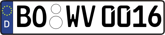 BO-WV0016