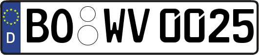 BO-WV0025