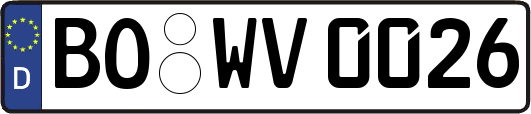 BO-WV0026