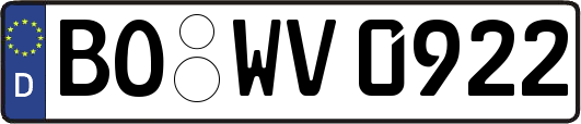 BO-WV0922