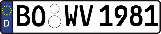 BO-WV1981