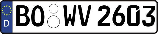 BO-WV2603